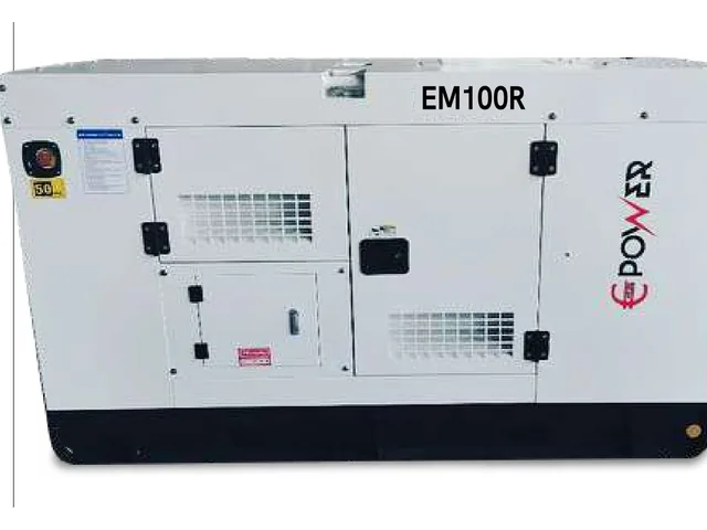 Generador diésel Emm Power EM100R, 100/110 kVA