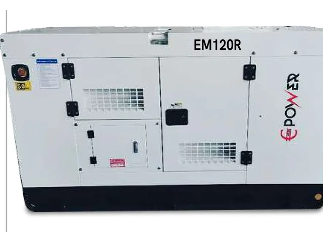 Generador diésel Emm Power EM120R, 120/132 kVA