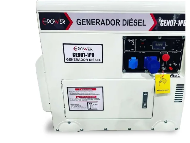 Generador diésel Emm Power GEN07-1PD, 7/7,5 kVA